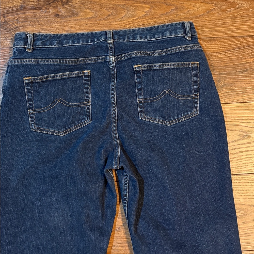 Brooks Brothers Dark Blue Straight Leg Jeans - Picture 15 of 15
